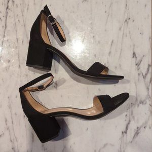 Black Block Heels